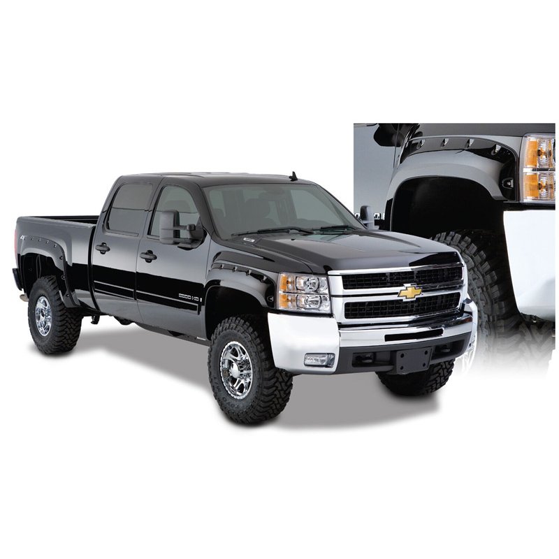 Husky Liners | Fender Flares Pocket-Style 4PC Set - Silverado 1500 / 2500 HD / 3500 HD 2007-2013