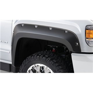 Husky Liners | Fender Flares Pocket-Style 4PC Set - Silverado 2500 HD / 3500 HD 6.0L / 6.6L 2015-2019