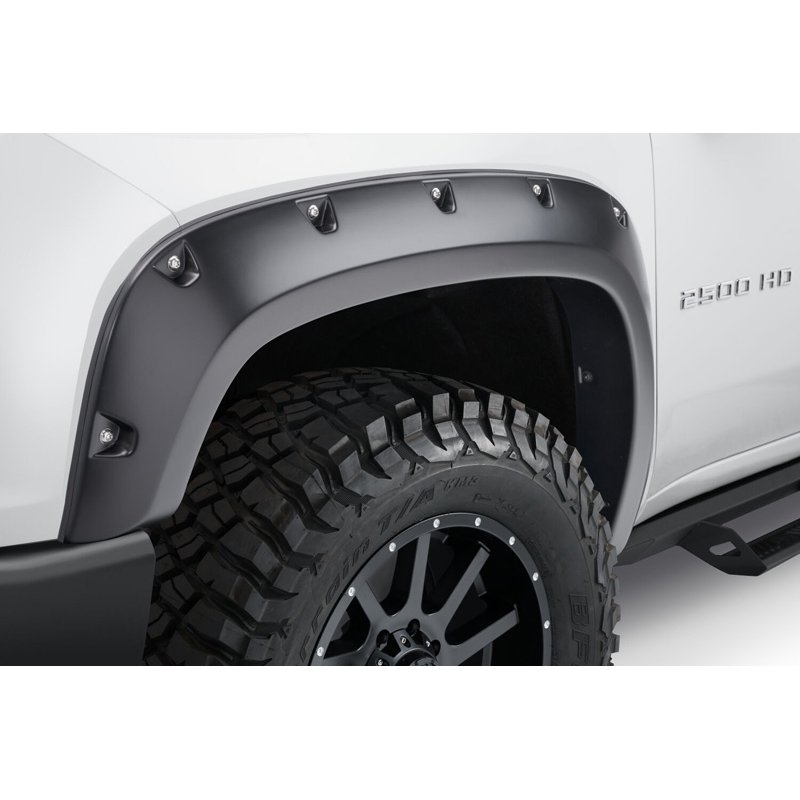 Husky Liners | Fender Flares Pocket-Style 4PC Set - Silverado 2500 HD / 3500 HD 6.6L 2020-2026