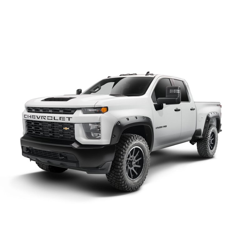 Husky Liners | Fender Flares Pocket-Style 4PC Set - Silverado 2500 HD / 3500 HD 6.6L 2020-2026
