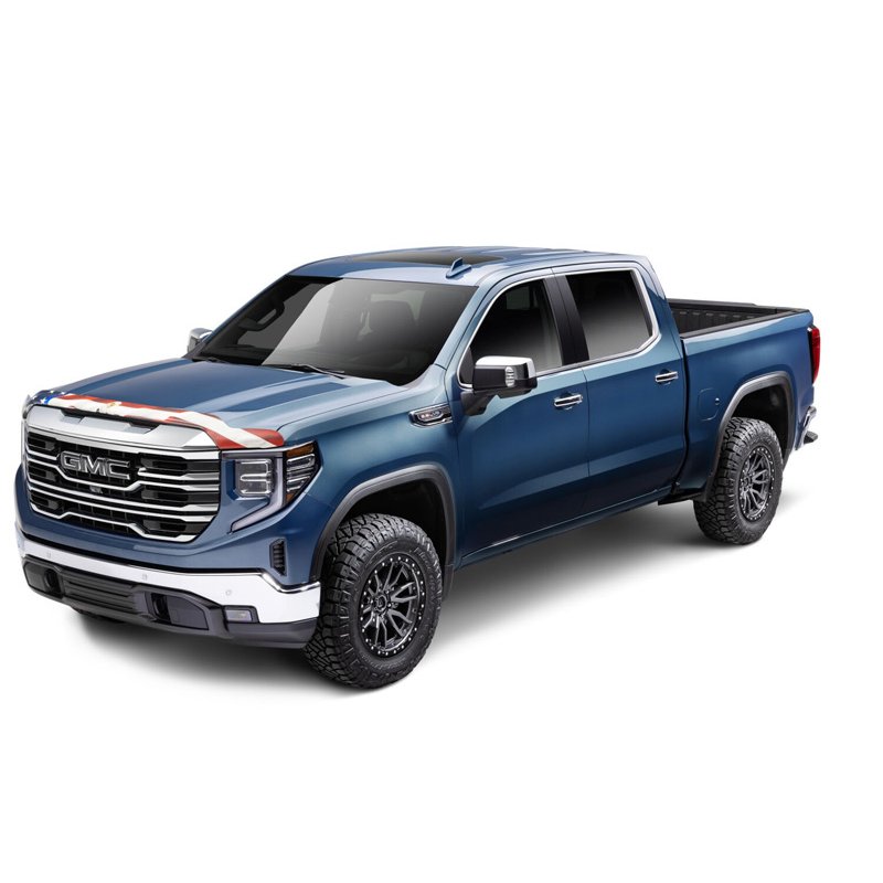 Husky Liners | Eagle American Flag Bug Shield Hood Protector - Sierra 1500 2019-2026