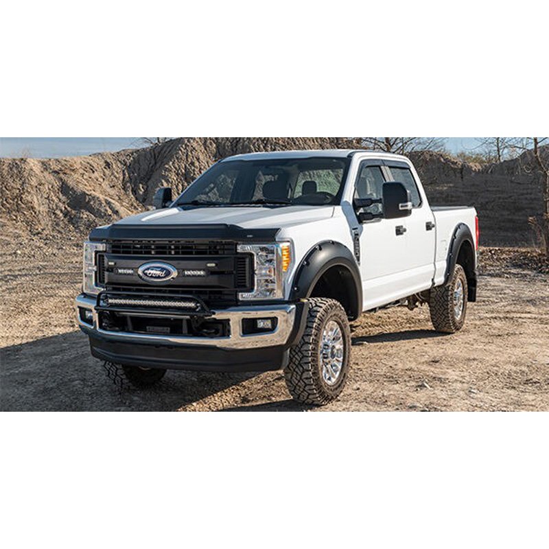 Husky Liners | Aeroskin II Hood Protector Matte Black Low Profile - F-250 / F-350 2017-2022