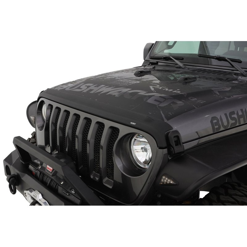 Husky Liners | Aeroskin II Hood Protector Matte Black Low Profile - Gladiator / Wrangler (JL) 2018-2026