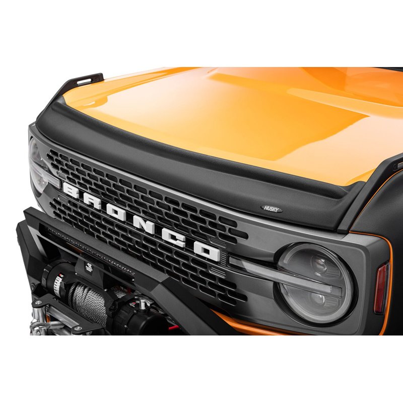 Husky Liners | Aeroskin II Hood Protector Matte Black Low Profile - Bronco 2.3T / 2.7T 2021-2026