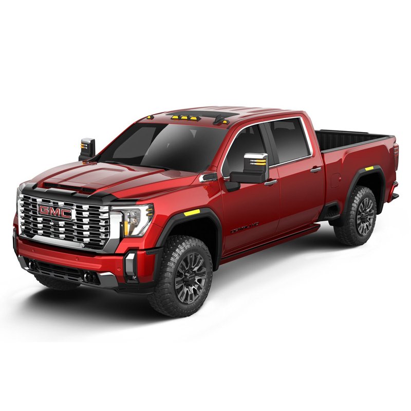 Husky Liners | Aeroskin Hood Protector Smoke - Sierra 2500 HD / 3500 HD 6.6L 2024-2025