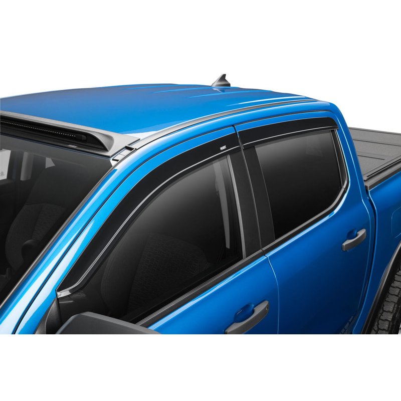 Husky Liners | Low Profile Ventvisor Deflector Smoke Outside Mount 4 pc. - Ranger 2019-2025