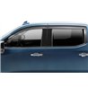 Husky Liners | Low Profile Ventvisor Deflector Smoke Outside Mount 4 pc. - Silverado / Sierra 2024-2025