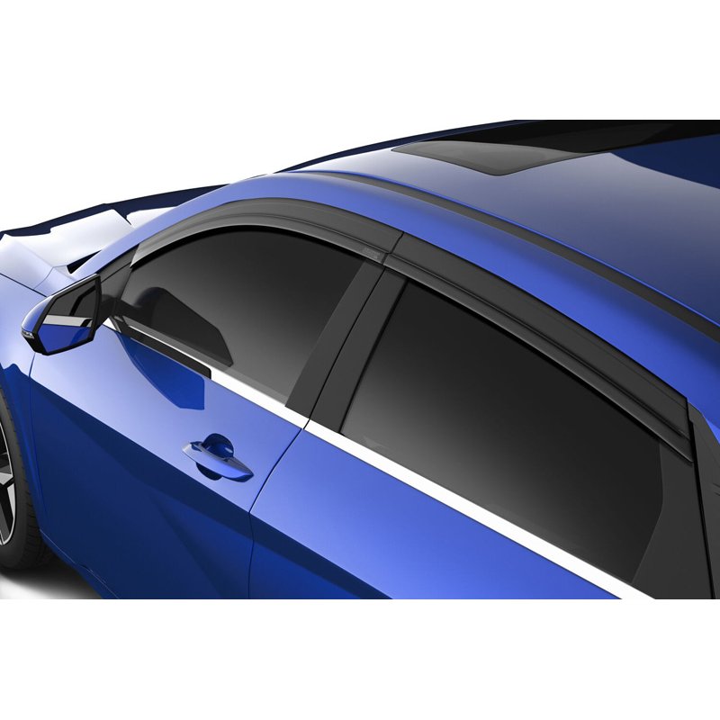 Husky Liners | Low Profile Ventvisor Deflector Smoke Outside Mount 4 pc. - Elantra 1.6L / 2.0L 2021-2025