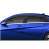 Husky Liners | Low Profile Ventvisor Deflector Smoke Outside Mount 4 pc. - Elantra 1.6L / 2.0L 2021-2025