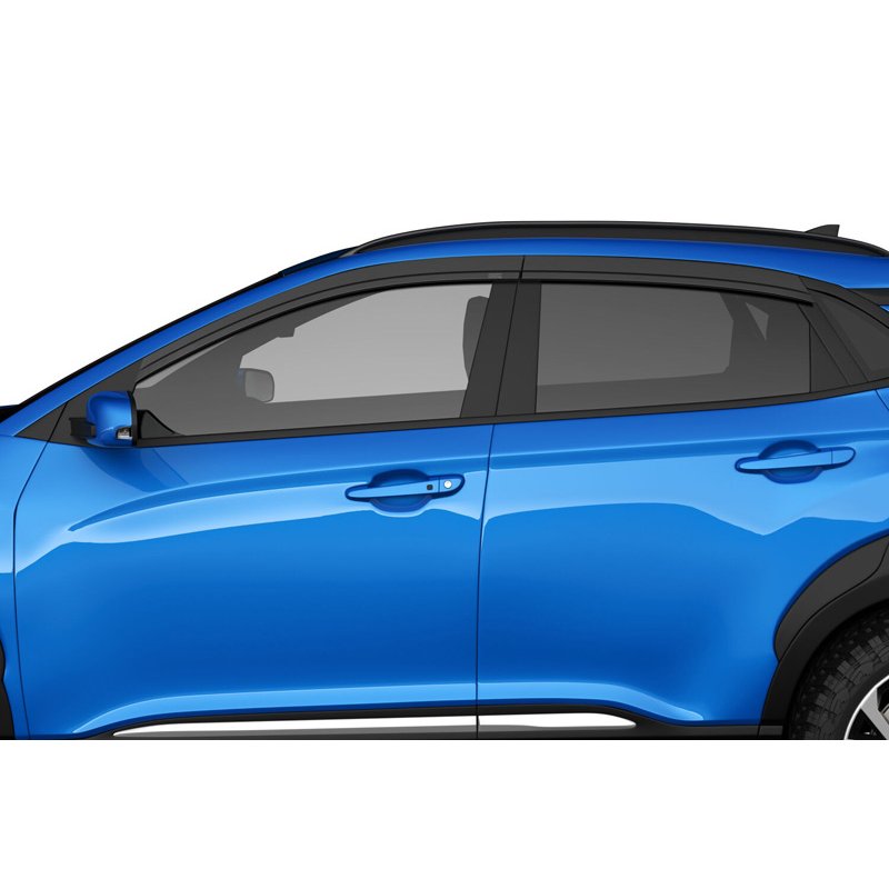 Husky Liners | Low Profile Ventvisor Deflector Smoke Outside Mount 4 pc. - Kona 1.6T / 2.0L 2020-2023
