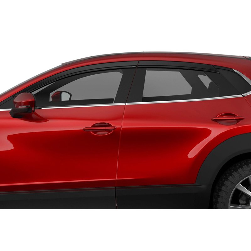Husky Liners | Low Profile Ventvisor Deflector Smoke Outside Mount 4 pc. - CX-30 2.0L / 2.5L 2020-2024