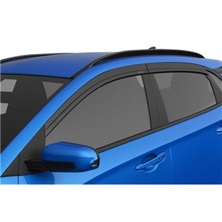 Husky Liners | Low Profile Ventvisor Deflector Smoke Outside Mount 4 pc. - Santa Cruz 2.5L 2022-2025