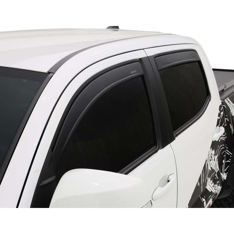 Husky Liners | Low Profile Ventvisor Deflector Matte Black Outside Mount 4 pc. - Tundra 2007-2021