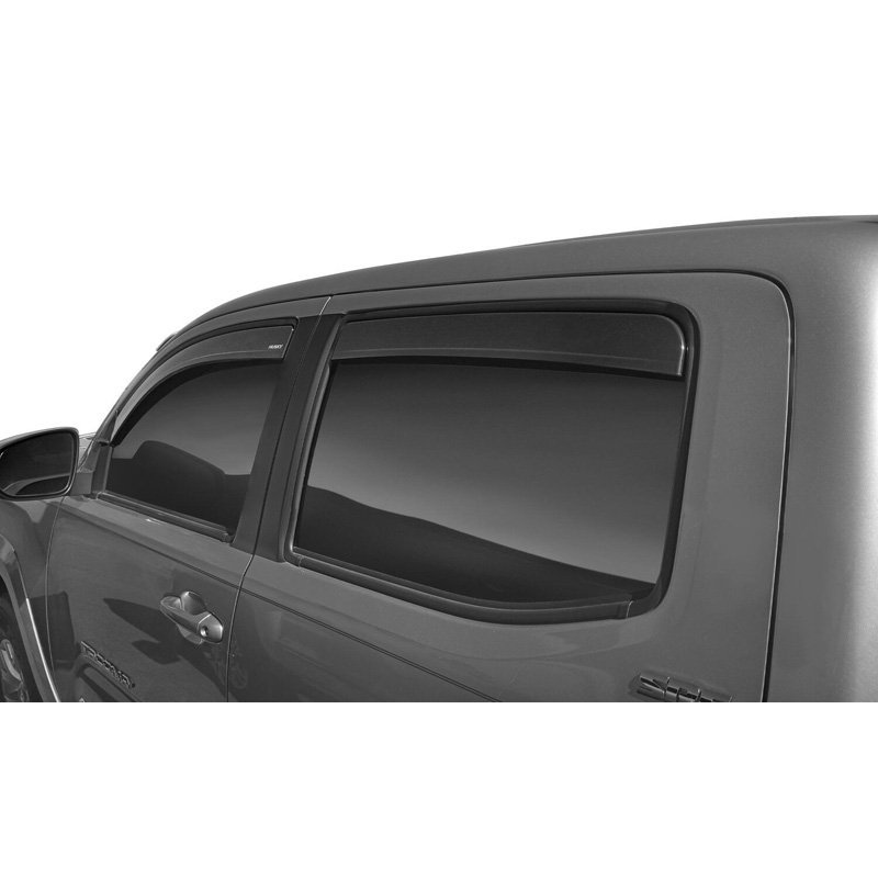 Husky Liners | Low Profile Ventvisor Deflector Smoke In-Channel Mount 4 pc. - Tacoma 2.7L / 3.5L 2016-2023