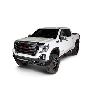 Husky Liners | Aeroskin Hood Protector Matte Black Low Profile - Sierra 2500 HD / 3500 HD 6.6L 2020-2023