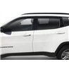 Husky Liners | Low Profile Ventvisor Deflector Smoke with Chrome Trim Outside Mount 4 pc. - Civic 1.5T / 2.0L 2022-2025