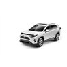 Husky Liners | Low Profile Ventvisor Deflector Smoke with Chrome Trim Outside Mount 4 pc. - RAV4 2.5L 2019-2025