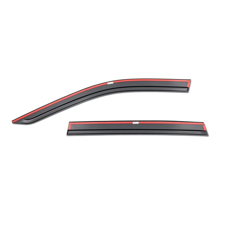 Husky Liners | Low Profile Ventvisor Deflector Smoke with Chrome Trim Outside Mount 4 pc. - RAV4 2.5L 2019-2025