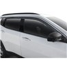 Husky Liners | Low Profile Ventvisor Deflector Smoke with Chrome Trim Outside Mount 4 pc. - Outback 2.4T / 2.5L 2020-2025