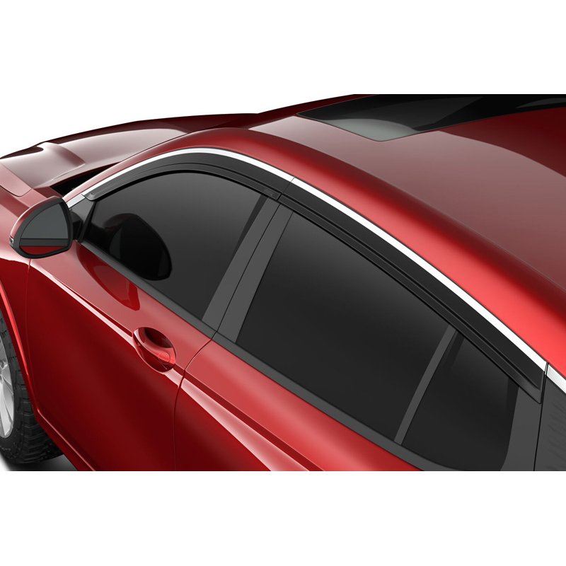 Husky Liners | Low Profile Ventvisor Deflector Smoke with Chrome Trim Outside Mount 4 pc. - Envista 1.2T 2024