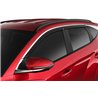Husky Liners | Low Profile Ventvisor Deflector Smoke with Chrome Trim Outside Mount 4 pc. - Tucson 1.6T / 2.5L 2022-2023