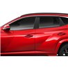 Husky Liners | Low Profile Ventvisor Deflector Smoke with Chrome Trim Outside Mount 4 pc. - Tucson 1.6T / 2.5L 2022-2023