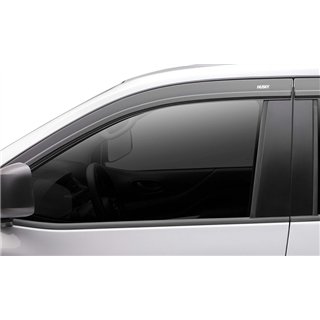 Husky Liners | Low Profile Ventvisor Deflector Smoke with Chrome Trim Outside Mount 4 pc. - CX-90 2.5L / 3.3T 2024-2025