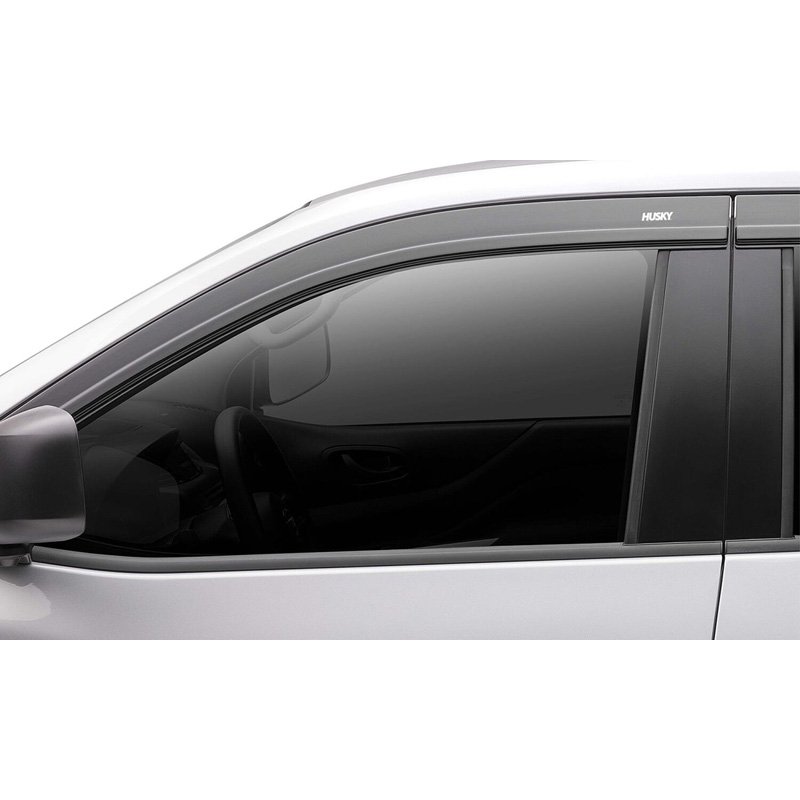 Husky Liners | Low Profile Ventvisor Deflector Smoke with Chrome Trim Outside Mount 4 pc. - CX-90 2.5L / 3.3T 2024-2025