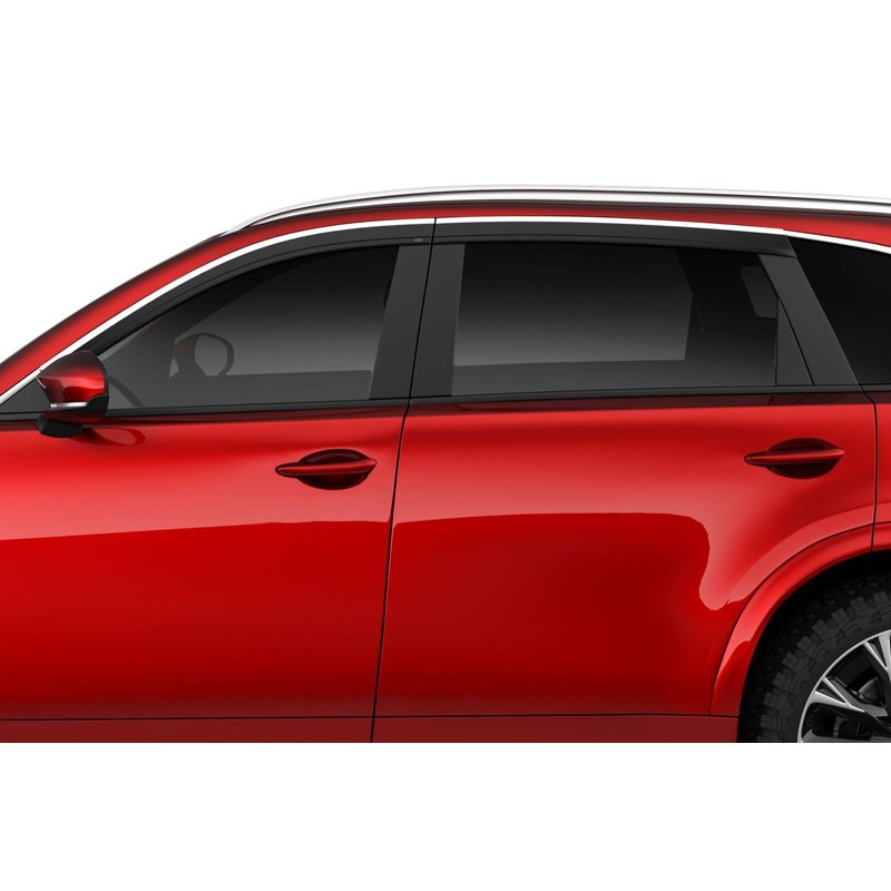 Husky Liners | Low Profile Ventvisor Deflector Smoke with Chrome Trim Outside Mount 4 pc. - CX-90 2.5L / 3.3T 2024-2025