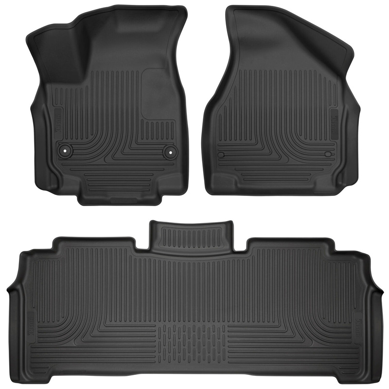 Husky Liners | Weatherbeater - Front & 2nd Seat Floor Liners - Front & Rear - Pacifica / Voyager 3.6L 2017-2025
