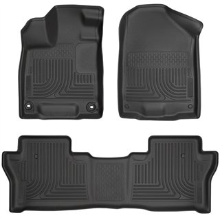 Husky Liners | Weatherbeater - Front & 2nd Seat Floor Liners - Front & Rear - Passport 3.5L 2019-2025
