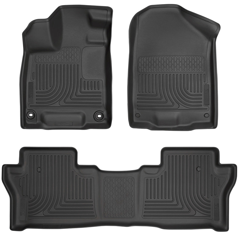 Husky Liners | Weatherbeater - Front & 2nd Seat Floor Liners - Front & Rear - Passport 3.5L 2019-2025
