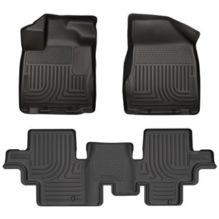 Husky Liners | Weatherbeater - Front & 2nd Seat Floor Liners - Front & Rear - Pathfinder 2.5L / 3.5L 2013-2020