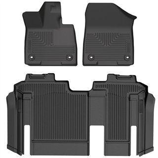 Husky Liners | Weatherbeater - Front & 2nd Seat Floor Liners - Front & Rear - Sienna 2.5L 2021-2025