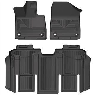 Husky Liners | Weatherbeater - Front & 2nd Seat Floor Liners - Front & Rear - Sienna 2.5L 2021-2025