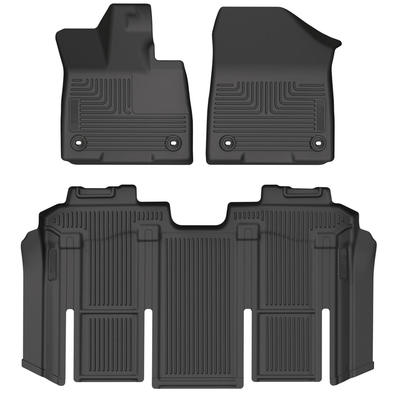 Husky Liners | Weatherbeater - Front & 2nd Seat Floor Liners - Front & Rear - Sienna 2.5L 2021-2025