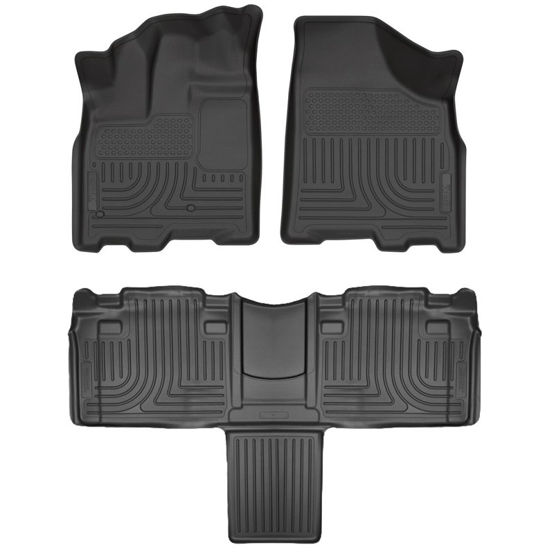 Husky Liners | Weatherbeater - Front & 2nd Seat Floor Liners - Front & Rear - Sienna 2.7L / 3.5L 2011-2020