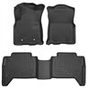 Husky Liners | Weatherbeater - Front & 2nd Seat Floor Liners - Front & Rear - Tacoma 2.7L / 3.5L 2016-2017