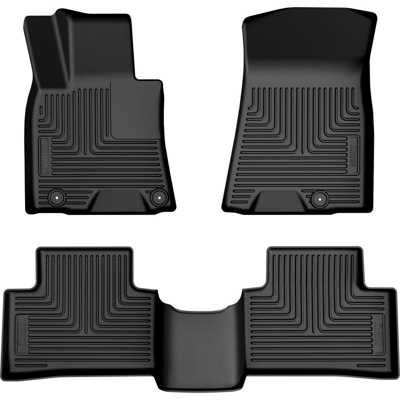 Husky Liners | Weatherbeater - Front & 2nd Seat Floor Liners - Front & Rear - GV70 2.5T / 3.5T 2022-2025