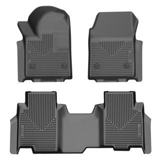Husky Liners | Weatherbeater - Front & 2nd Seat Floor Liners - Front & Rear - Silverado / Sierra 2024-2025