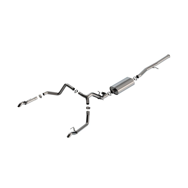 Borla | Cat-Back Exhaust System - Touring - Silverado 1500 / ZR2 6.2L 2024-2025