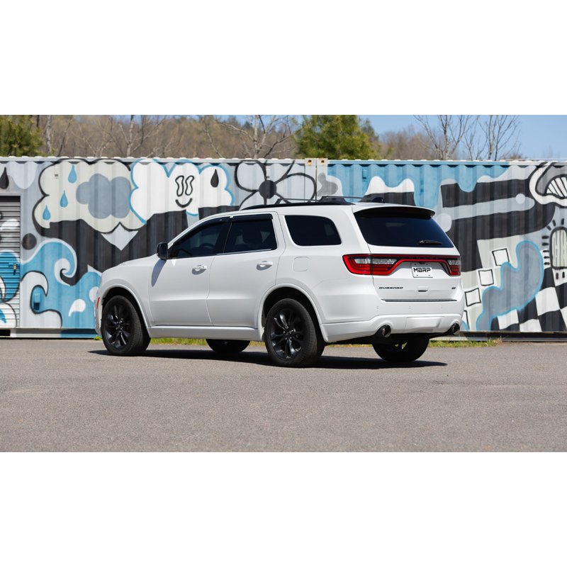 MBRP | MBRP 3in Cat-Back, Dual Rear Exit, T304, CF Tips, Street - Durango 3.6L / 5.7L 2011-2026