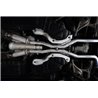MBRP | MBRP 3inch Cat-Back, Dual Rear Exit, AL, Street - Durango 3.6L / 5.7L 2011-2025