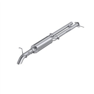 MBRP | MBRP 2.5 Inch Cat-Back, 3 inch Single Rear Turn-Down, AL. - Ranger Lariat / XLT 2.3T / 2.7T 2024-2026