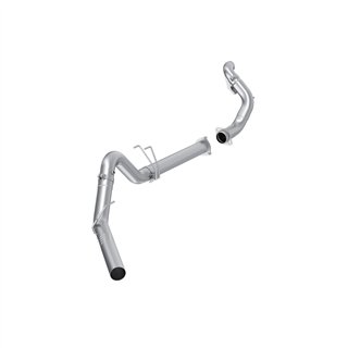 MBRP | MBRP 4in. Filter Back Single Side with Downpipe, AL, No Muffler. - F-250 / F-350 6.7L 2015-2016