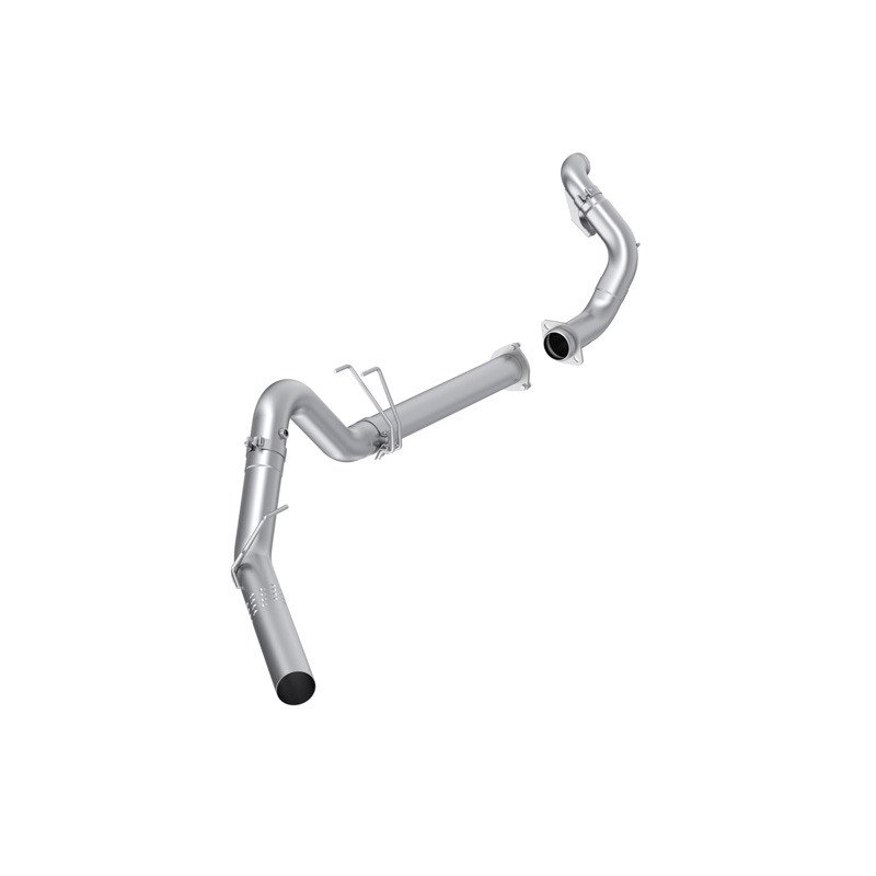 MBRP | MBRP 4in. Filter Back Single Side with Downpipe, AL, No Muffler. - F-250 / F-350 6.7L 2015-2016