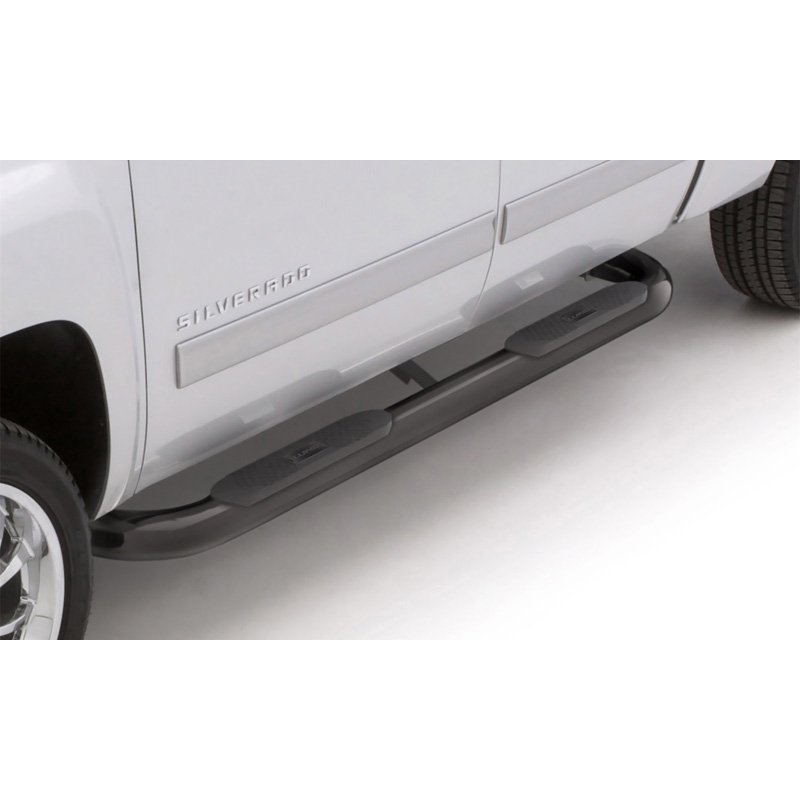 Lund | 4 In Oval Bent Nerf Bars Steel Black - F-150 / Heritage 2000-2004