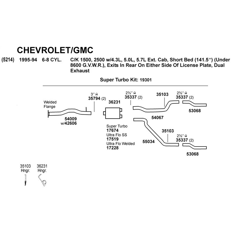 Dynomax | DynoMax Super Turbo Muffler - Chevrolet / Dodge / Ford / GMC 2005-2009