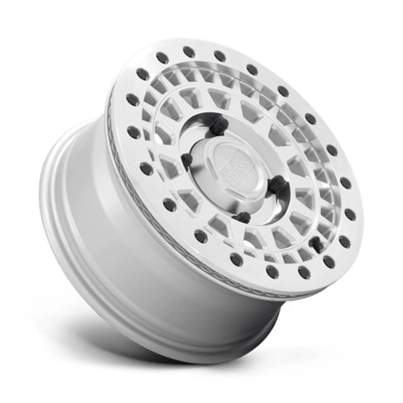 Black Rhino Hard Alloys | PARKER UTV BEADLOCK 14x7.0 ET51 - SILVER W/ MIRROR CUT FACE