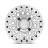 Black Rhino Hard Alloys | PARKER UTV BEADLOCK 14x7.0 ET51 - SILVER W/ MIRROR CUT FACE